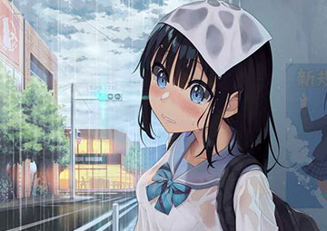 【夕飯にするか？】どしゃぶりの雨でずぶ濡れなＪＫ達の二次エロ画像のアイキャッチ画像