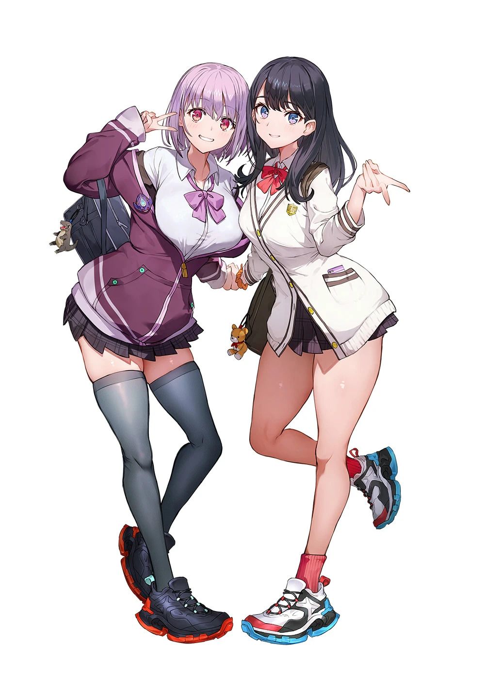【画像】ライザのイラストレーターがグリッドマンの六花とあかねのフィギュア、太ももがむちむちエッチのアイキャッチ画像