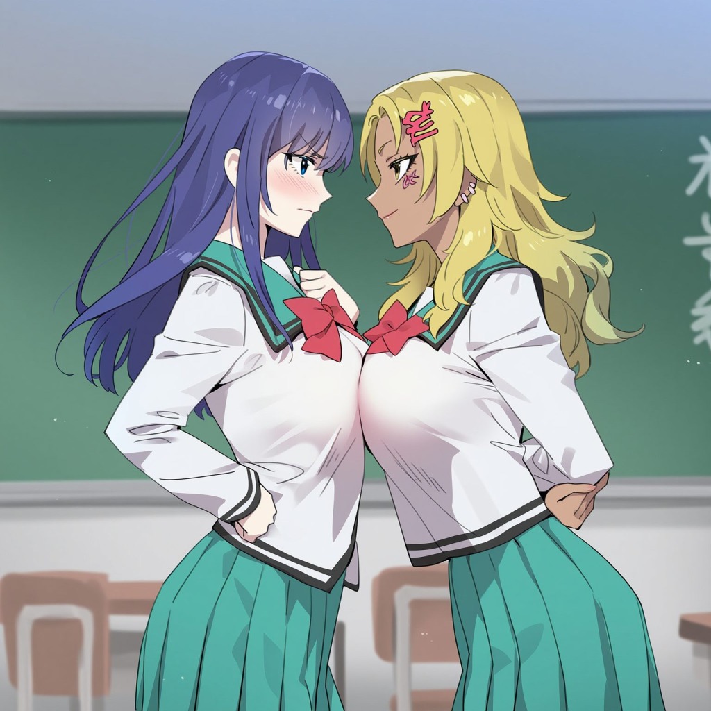 【画像】照橋心美と相卜命が俺のち○ぽを巡って争うエロ画像集のアイキャッチ画像