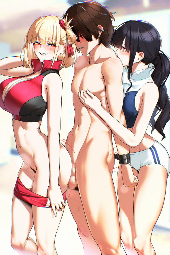 「責任とって下さいね♡」♀２匹に同時に獲り愛されちゃう!? ３ぴーエッチ♡