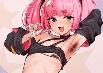 【どれが乳首？(失礼)】貧乳のくせにおっぱいにホクロがある女子の二次エロ画像