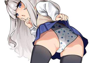 【星に願いを(意味深)】星柄パンツの二次エロ画像